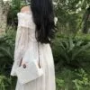 Boho kwadratowa torba z wikliny Boho kwadratowa torba z wikliny