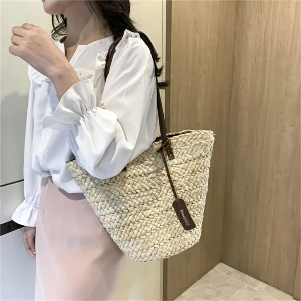 Boho torba ze słomy dla kobiet Boho torba ze słomy dla kobiet