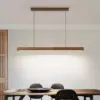 Designerska lampa sufitowa z drewna Designerska lampa sufitowa z drewna