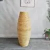 Duży wazon z naturalnego bambusa
