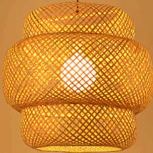 Elegancka lampa wisząca z rattanu Elegancka lampa wisząca z rattanu