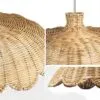 Elegancka lampa wisząca z rattanu, pleciona ręcznie Elegancka lampa wisząca z rattanu, pleciona ręcznie