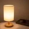 Elegancki drewniany klosz dekoracyjny
