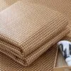 Gruby dywan tatami z rattanu