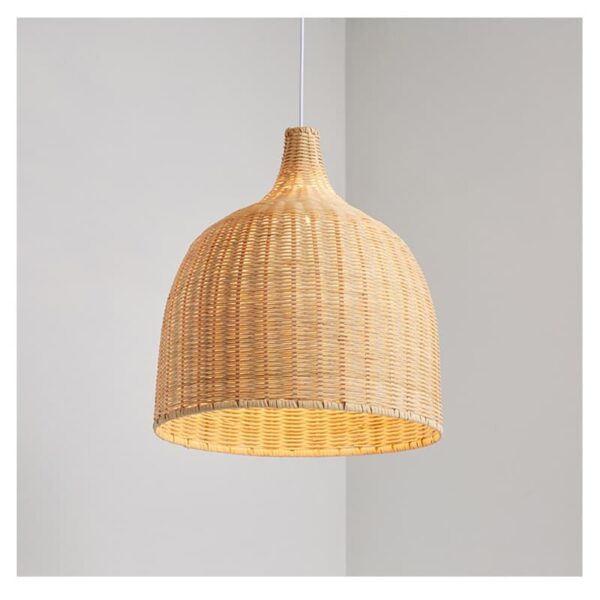 Japońska lampa wisząca z rattanu Japońska lampa wisząca z rattanu