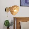 Kinkiet Rattan Retro
