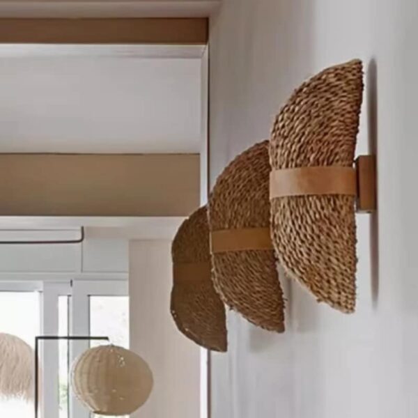Kinkiet Rattanowy Boho 2