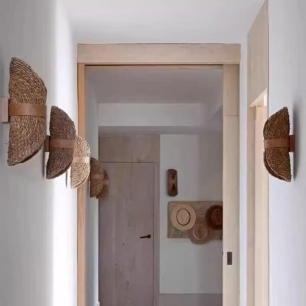 Kinkiet Rattanowy Boho 2
