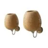 Kinkiet rattanowy boho retro