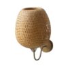 Kinkiet rattanowy boho retro