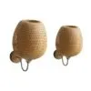 Kinkiet rattanowy boho retro