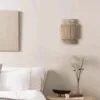 Kinkiet z Rattanu Japoński Design