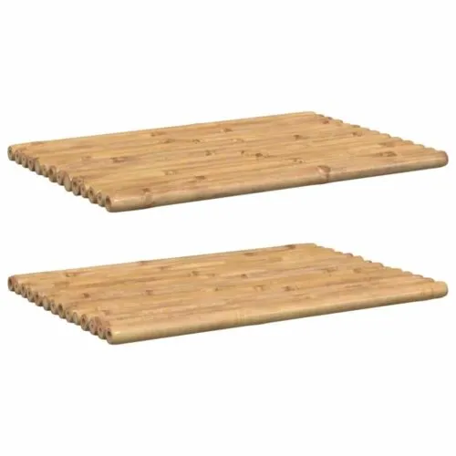 Komplet 2 mat bambusowych naturalnych