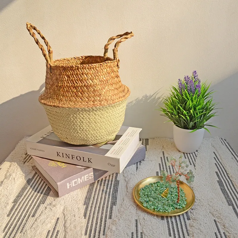 Naturalny rattan i składana konstrukcja