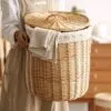 Kosz na pranie z pokrywą i uchwytami Kosz na pranie z pokrywą i uchwytami