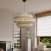 Kreatywna i uniwersalna lampa wisząca z rattanu