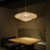 Kreatywna lampa wisząca z rattanu w stylu chińskim