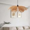 Kreatywna minimalistyczna lampa wisząca z kwiatem z rattanu Kreatywna minimalistyczna lampa wisząca z kwiatem z rattanu