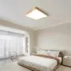 Kwadratowa lampa sufitowa LED z drewna Kwadratowa lampa sufitowa LED z drewna