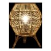 Lampa bambusowa z kloszem