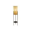 Lampa podłogowa rattanowa vintage na trójnogu