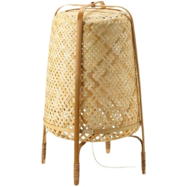 Lampa podłogowa z wikliny LED w stylu japońskim Lampa podłogowa z wikliny LED w stylu japońskim