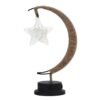 Lampa rattanowa USB w kształcie księżyca z żarówką gwiazdą Lampa rattanowa USB w kształcie księżyca z żarówką gwiazdą