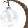 Lampa rattanowa w kształcie srebrzystego księżyca Lampa rattanowa w kształcie srebrzystego księżyca