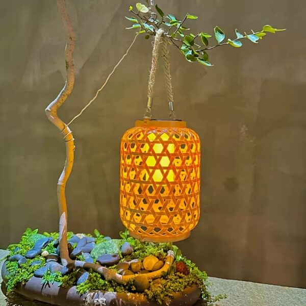 Lampa solarna Rattan Design