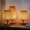Lampa stołowa z wikliny Lampa stołowa z wikliny