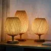 Lampa stołowa z wikliny Lampa stołowa z wikliny