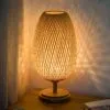 Lampa stołowa z wikliny Lampa stołowa z wikliny