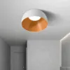 Lampa sufitowa LED z drewna w stylu japońskim