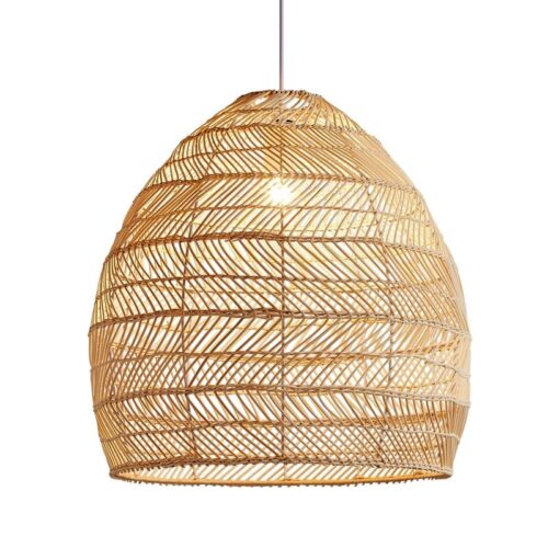 Lampa sufitowa rattanowa LED vintage Lampa sufitowa rattanowa LED vintage