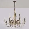 Lampa sufitowa z drewna LED w stylu żyrandola Lampa sufitowa z drewna LED w stylu żyrandola