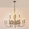 Lampa sufitowa z drewna LED w stylu żyrandola Lampa sufitowa z drewna LED w stylu żyrandola