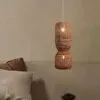 Lampa sufitowa LED z rattanu w stylu japońskim Lampa sufitowa LED z rattanu w stylu japońskim