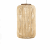 Lampa sufitowa z rattanu w stylu retro chińskim LED