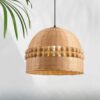 Lampa sufitowa z rattanu z ozdobnymi kulkami Lampa sufitowa z rattanu z ozdobnymi kulkami