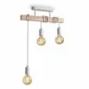 Lampa wisząca LED z drewna w stylu retro amerykańskim