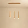Lampa wisząca LED z drewna w stylu skandynawskim Lampa wisząca LED z drewna w stylu skandynawskim