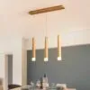 Lampa wisząca LED z drewna w stylu skandynawskim Lampa wisząca LED z drewna w stylu skandynawskim