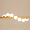 Lampa wisząca nordycka z 7 kulami