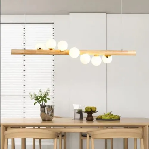 Lampa wisząca nordycka z 7 kulami Lampa wisząca nordycka z 7 kulami