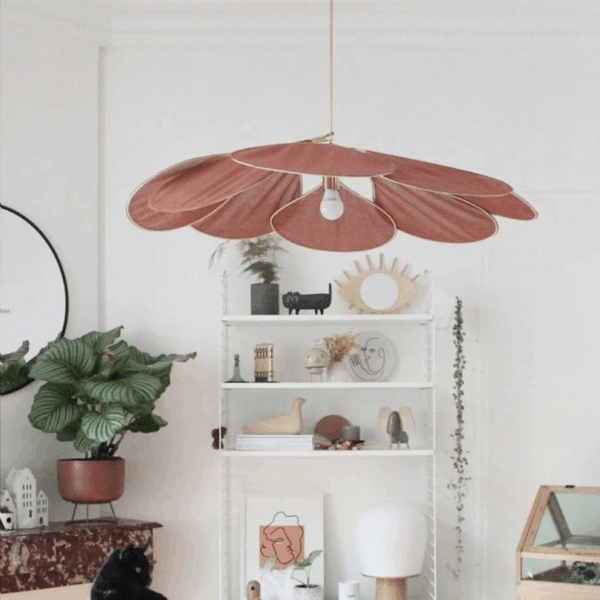 Lampa wisząca Petal z rattanu Lampa wisząca Petal z rattanu