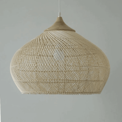 Lampa wisząca Rattan Retro w Stylu Chińskim