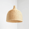 Lampa Wisząca Rattan Styl Azjatycki