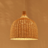 Lampa Wisząca Rattan Styl Azjatycki