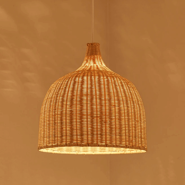 Lampa Wisząca Rattan Styl Azjatycki