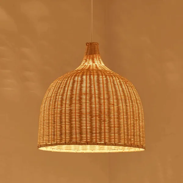 Lampa Wisząca Rattan Styl Azjatycki Lampa Wisząca Rattan Styl Azjatycki